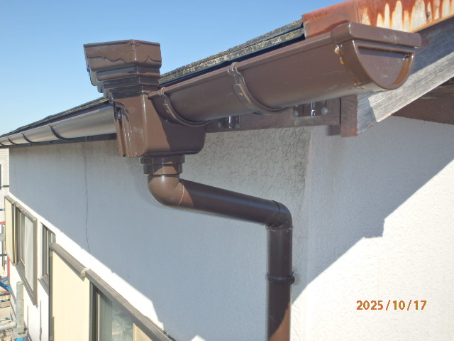 N様邸、雨樋付け替えのご依頼。